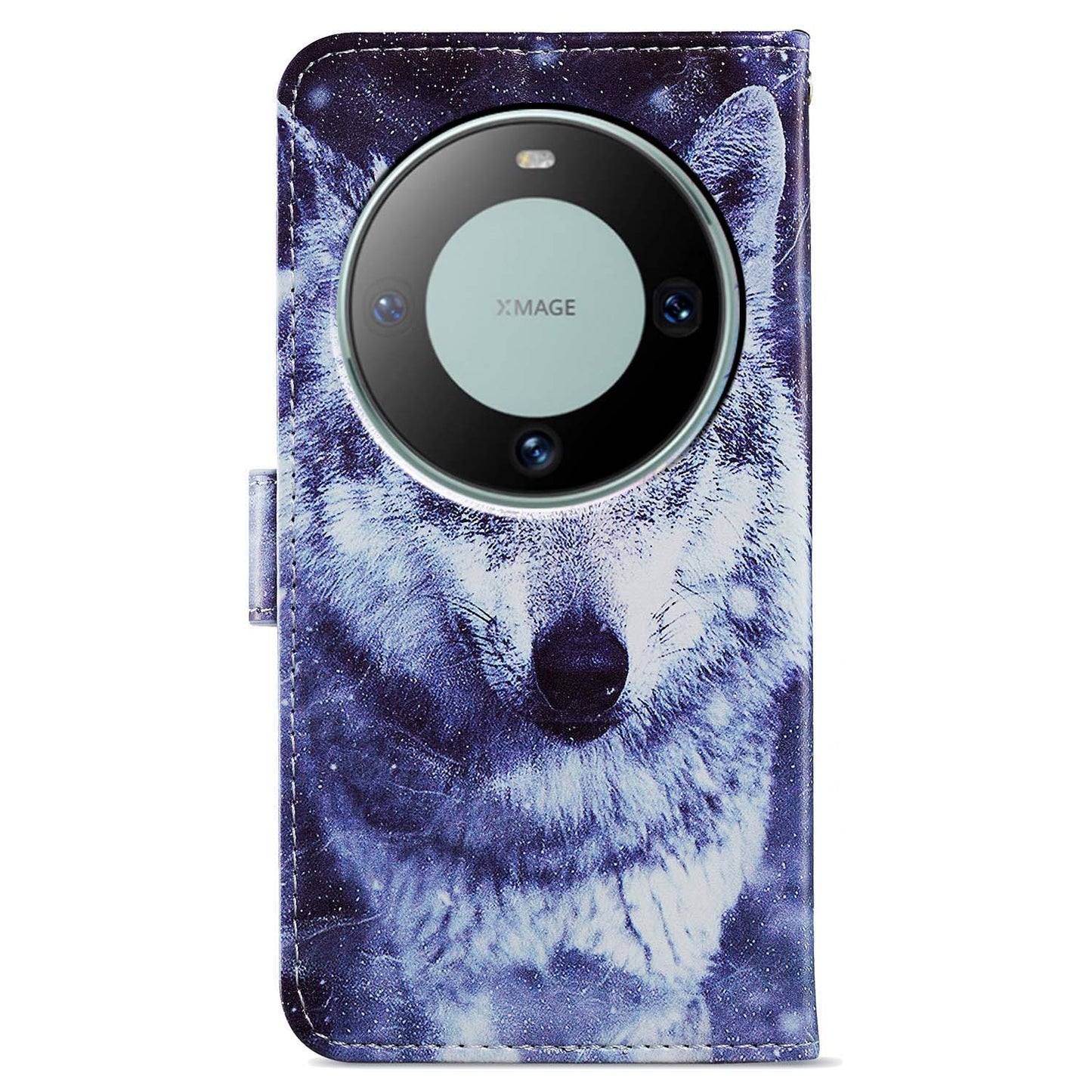 For Huawei Mate 60 Case PU Leather Pattern Printing Flip Wallet Phone Cover
