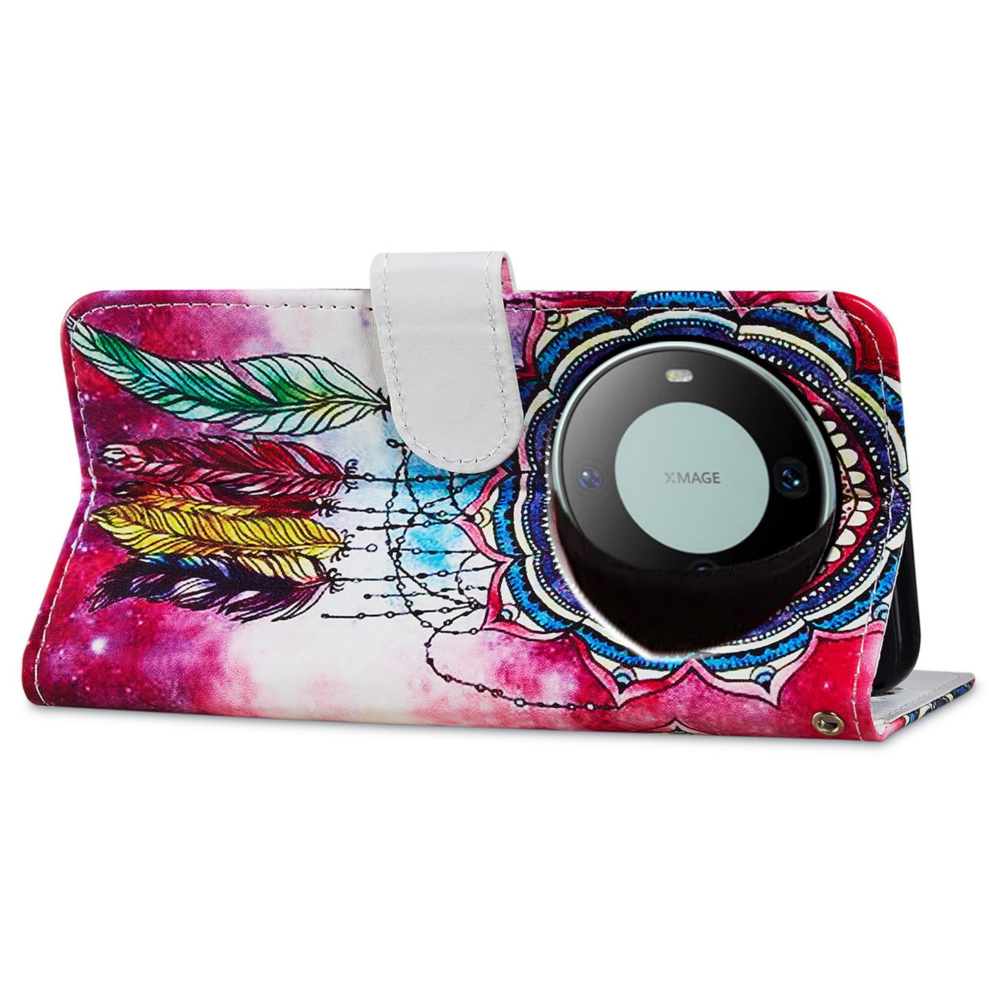 For Huawei Mate 60 Pro Case Flip Leather Wallet Pattern Printing Phone Cover