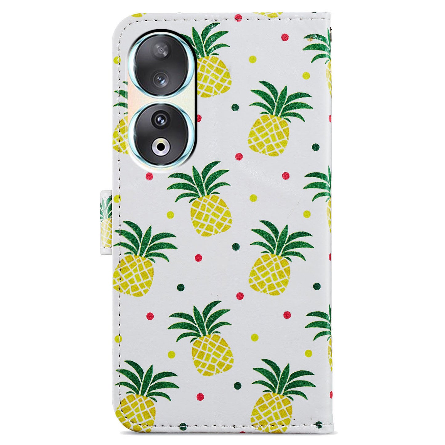 For Honor 90 Wallet Case Printed Pattern PU Leather Flip Stand Cover