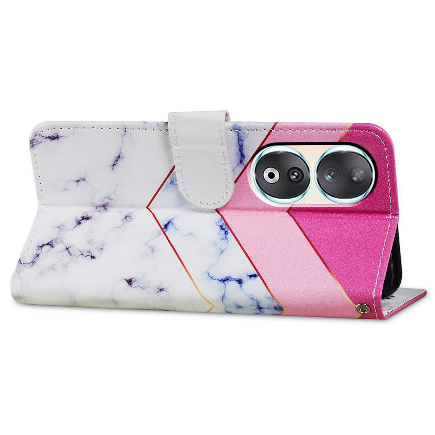 For Honor 90 Wallet Case Printed Pattern PU Leather Flip Stand Cover