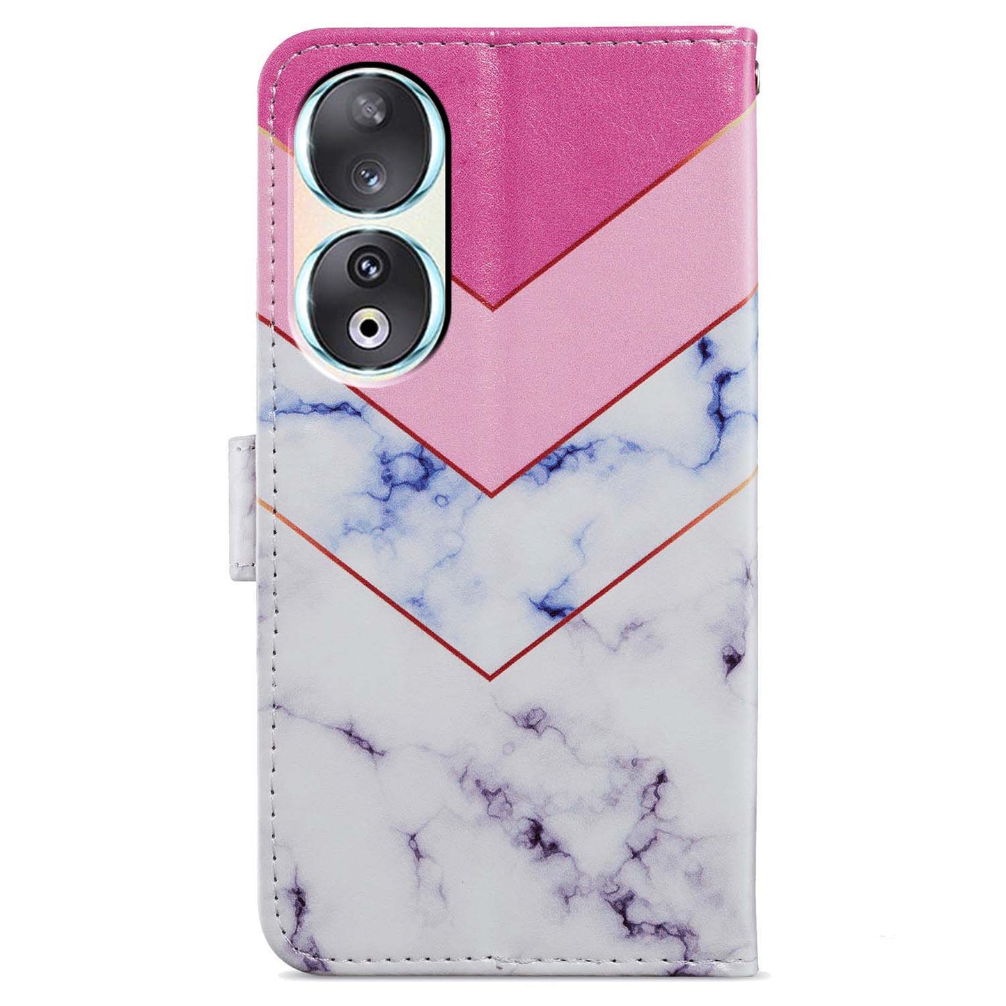 For Honor 90 Wallet Case Printed Pattern PU Leather Flip Stand Cover