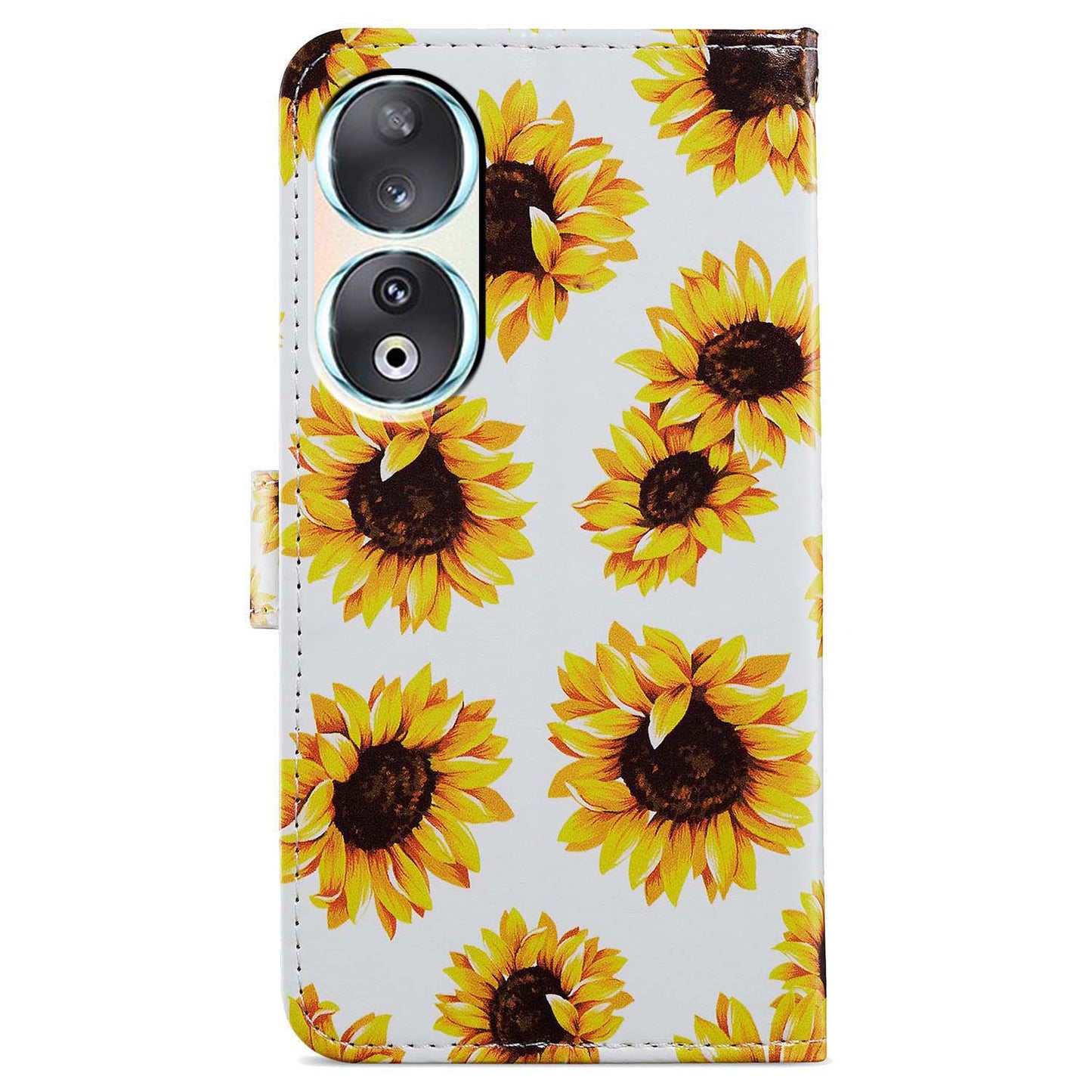 For Honor 90 Wallet Case Printed Pattern PU Leather Flip Stand Cover