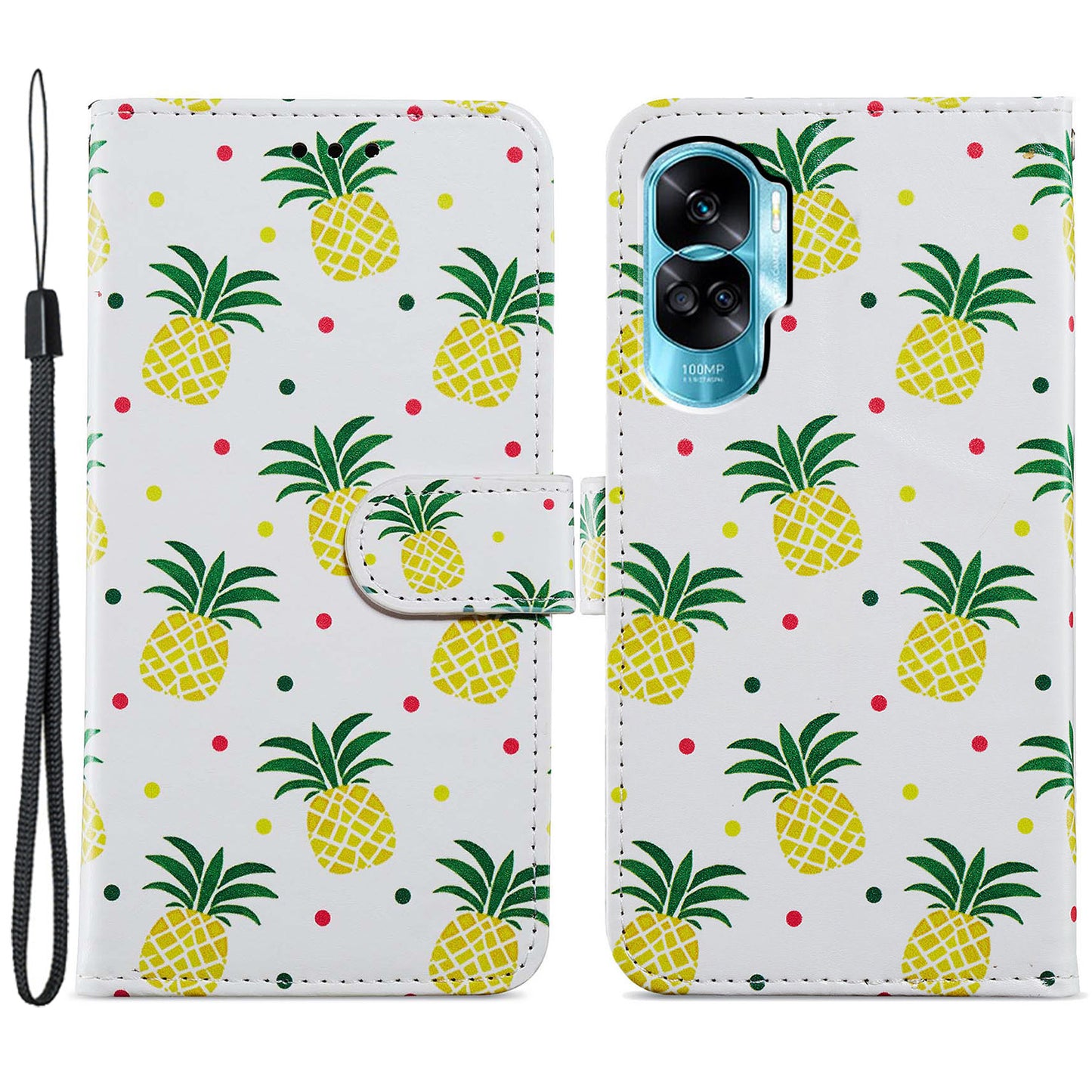 For Honor 90 Lite 5G / X50i 5G Case PU Leather Pattern Flip Wallet Phone Cover