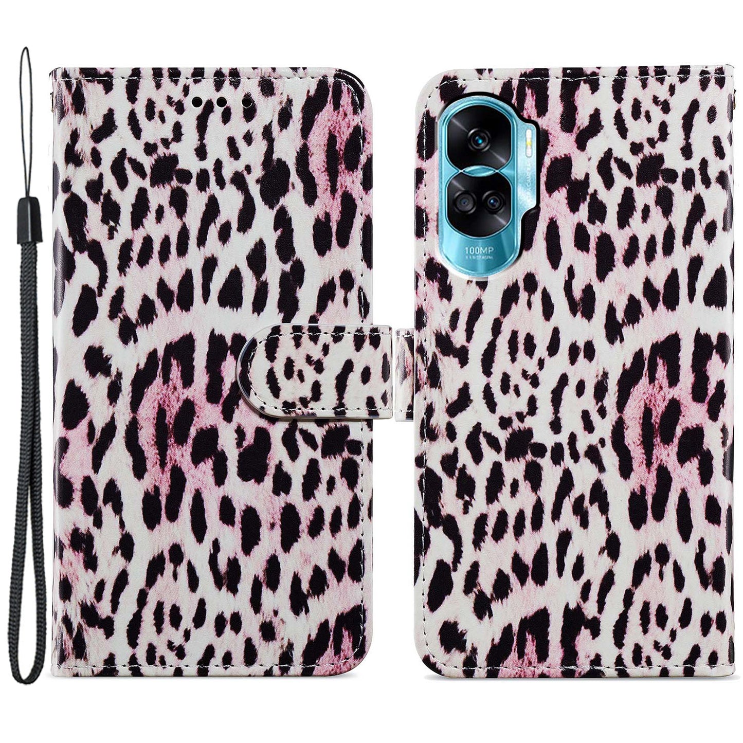 For Honor 90 Lite 5G / X50i 5G Case PU Leather Pattern Flip Wallet Phone Cover
