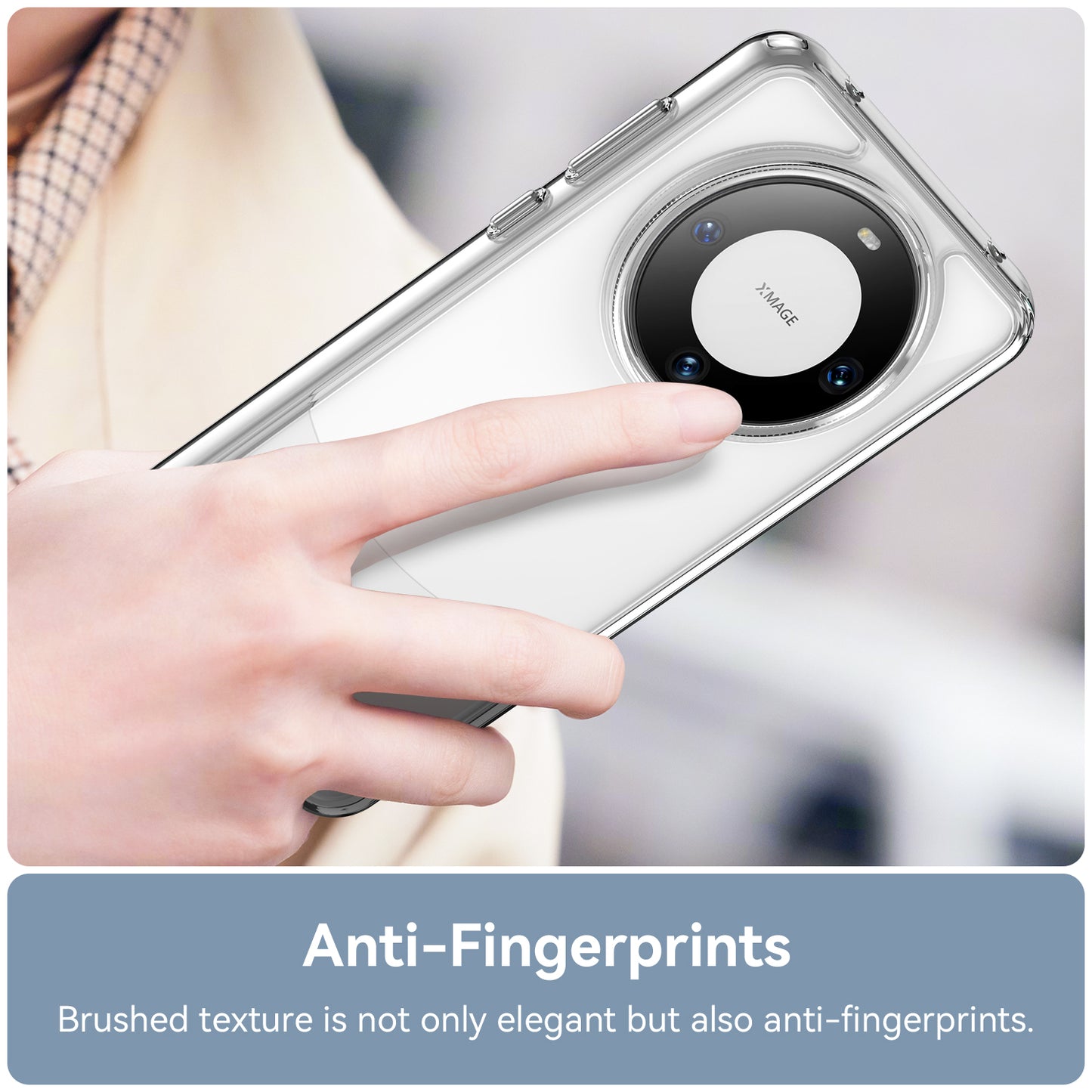 For Huawei Mate 60 Cover Drop-proof TPU+Acrylic Phone Case