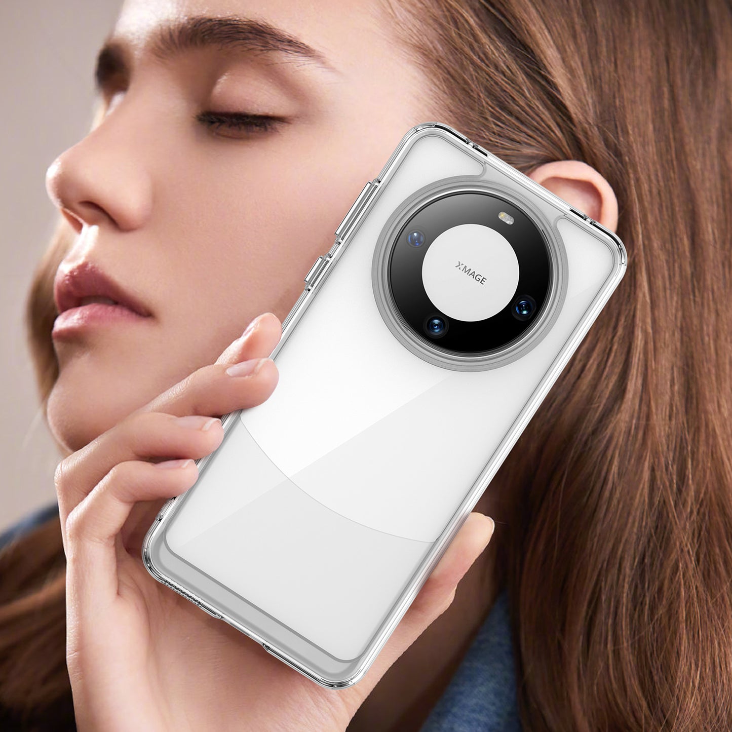 For Huawei Mate 60 Cover Drop-proof TPU+Acrylic Phone Case