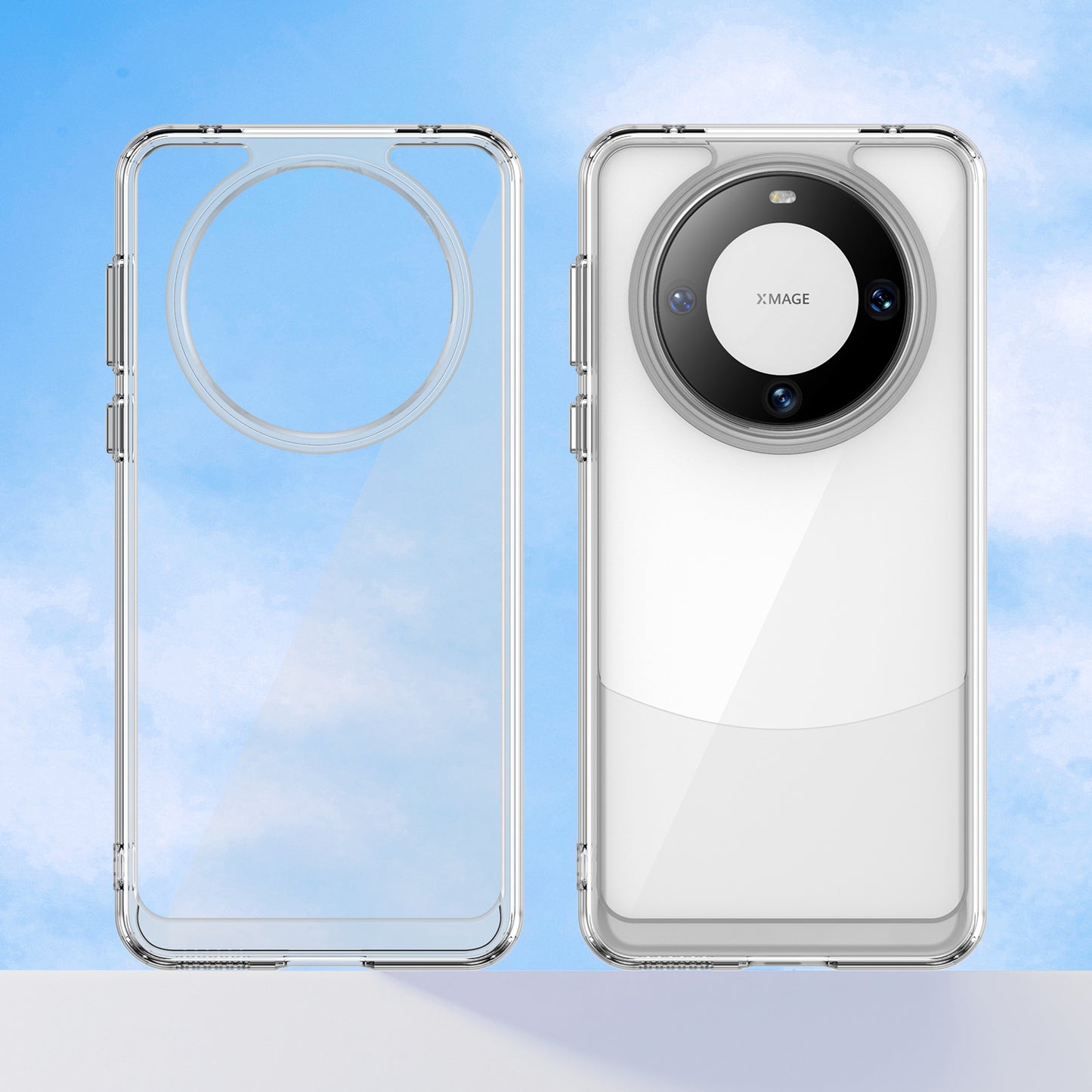 For Huawei Mate 60 Cover Drop-proof TPU+Acrylic Phone Case