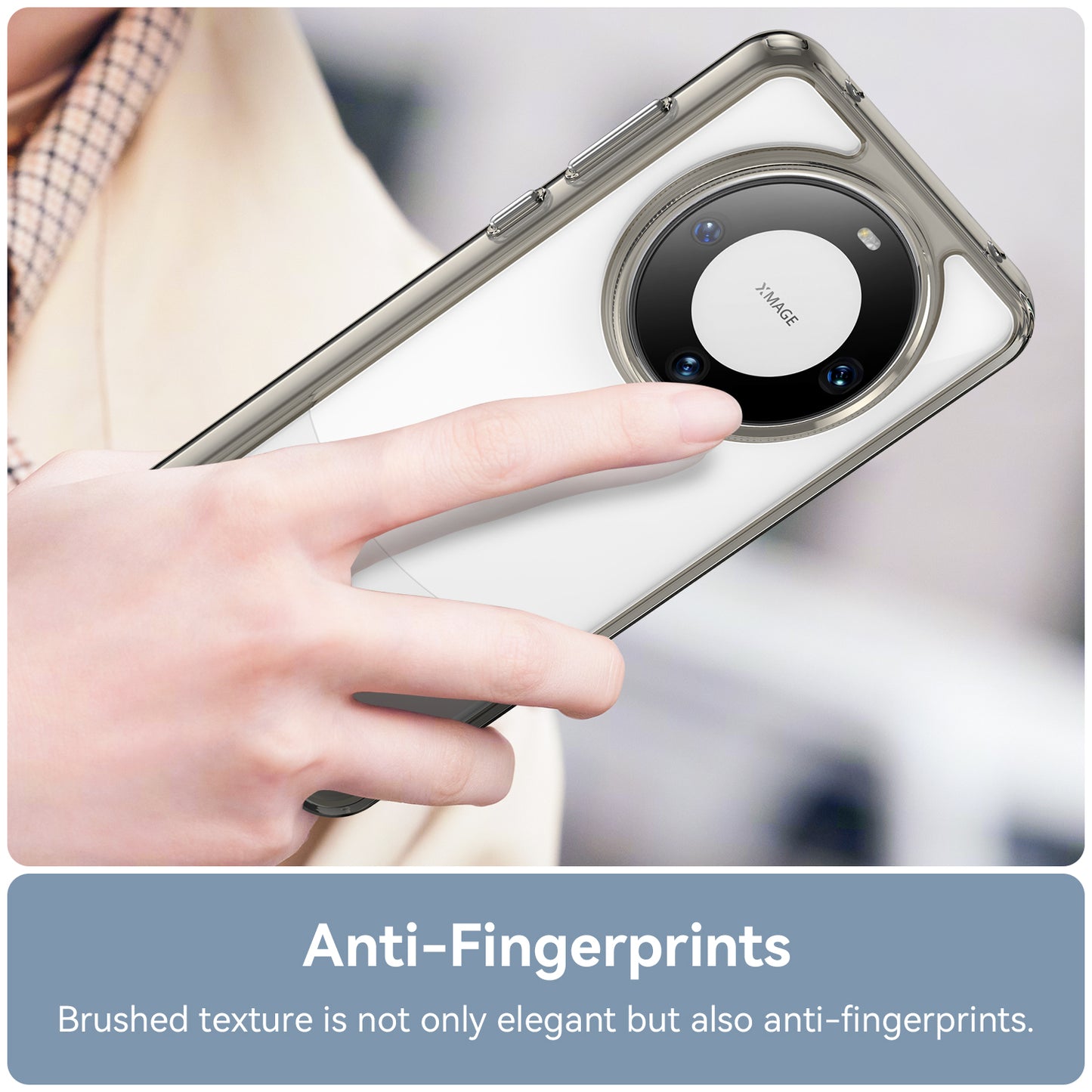 For Huawei Mate 60 Cover Drop-proof TPU+Acrylic Phone Case