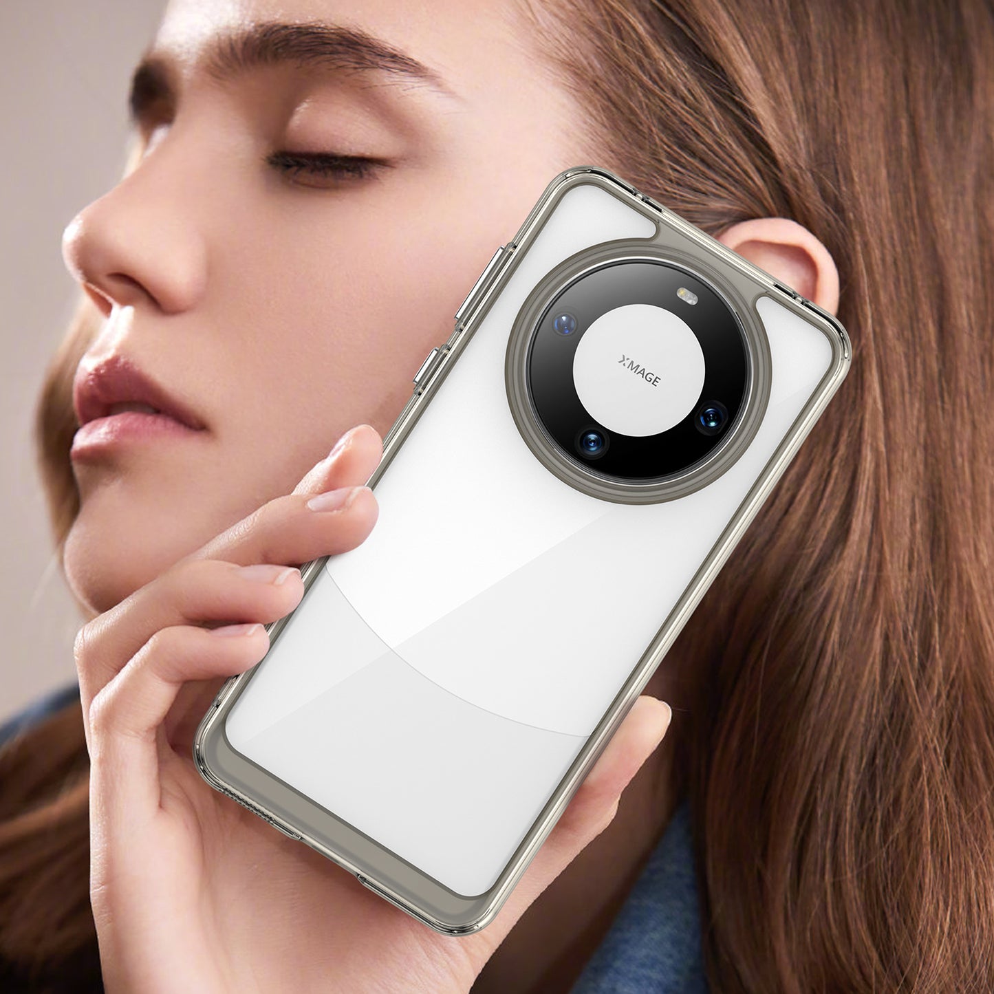 For Huawei Mate 60 Cover Drop-proof TPU+Acrylic Phone Case