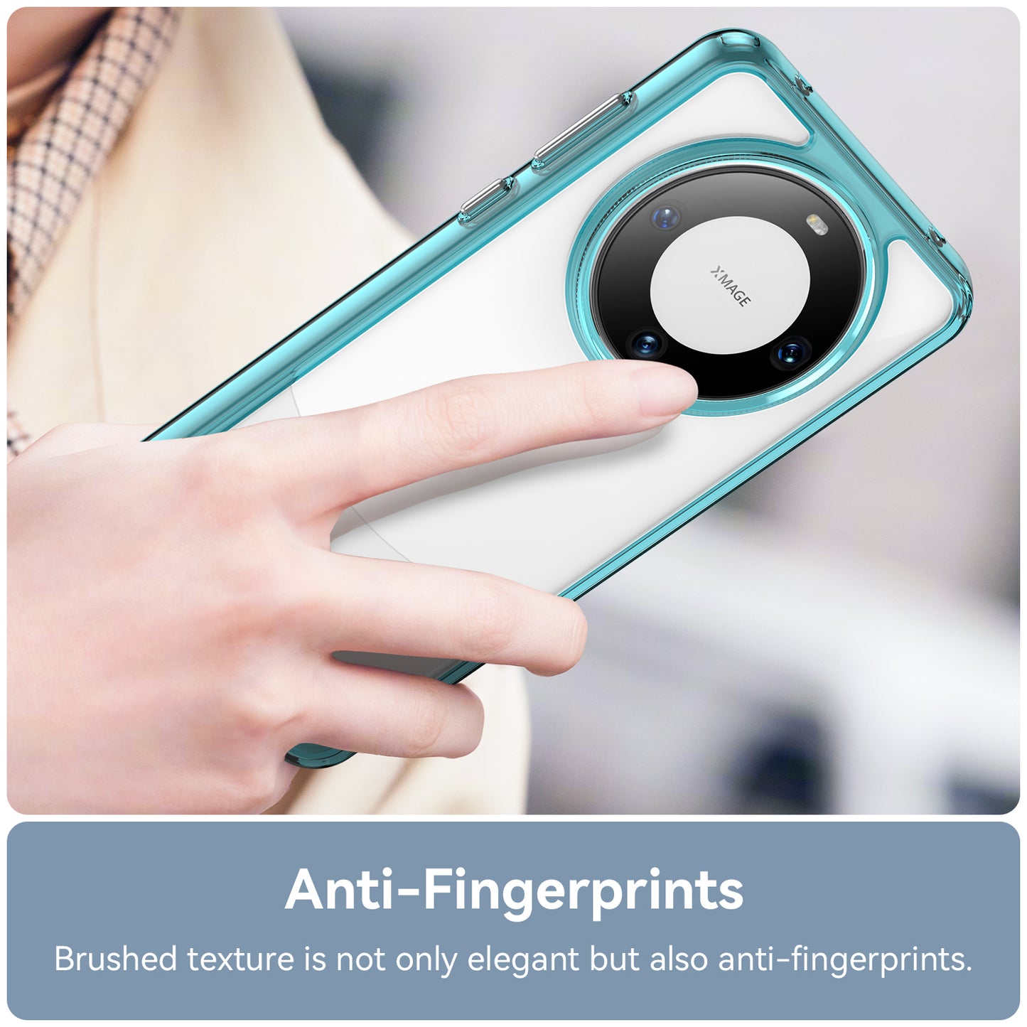 For Huawei Mate 60 Cover Drop-proof TPU+Acrylic Phone Case