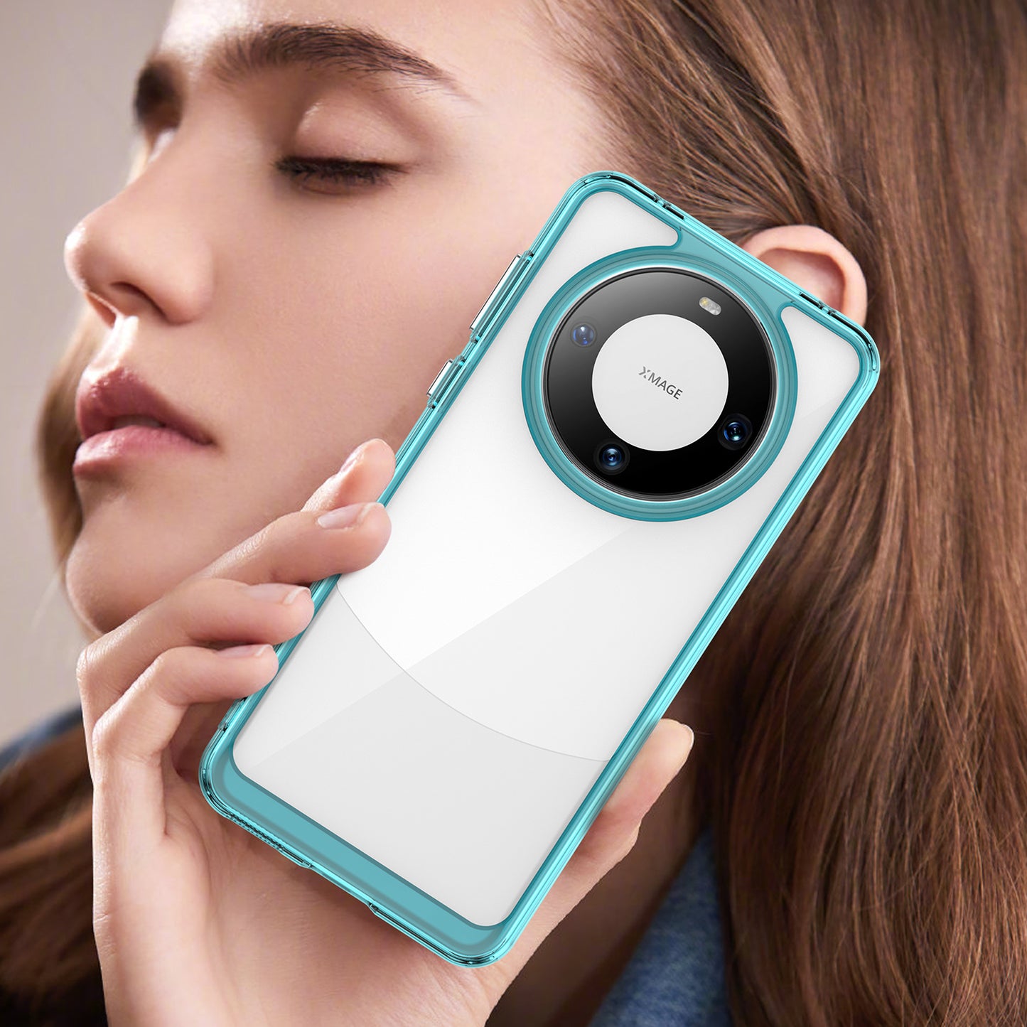 For Huawei Mate 60 Cover Drop-proof TPU+Acrylic Phone Case