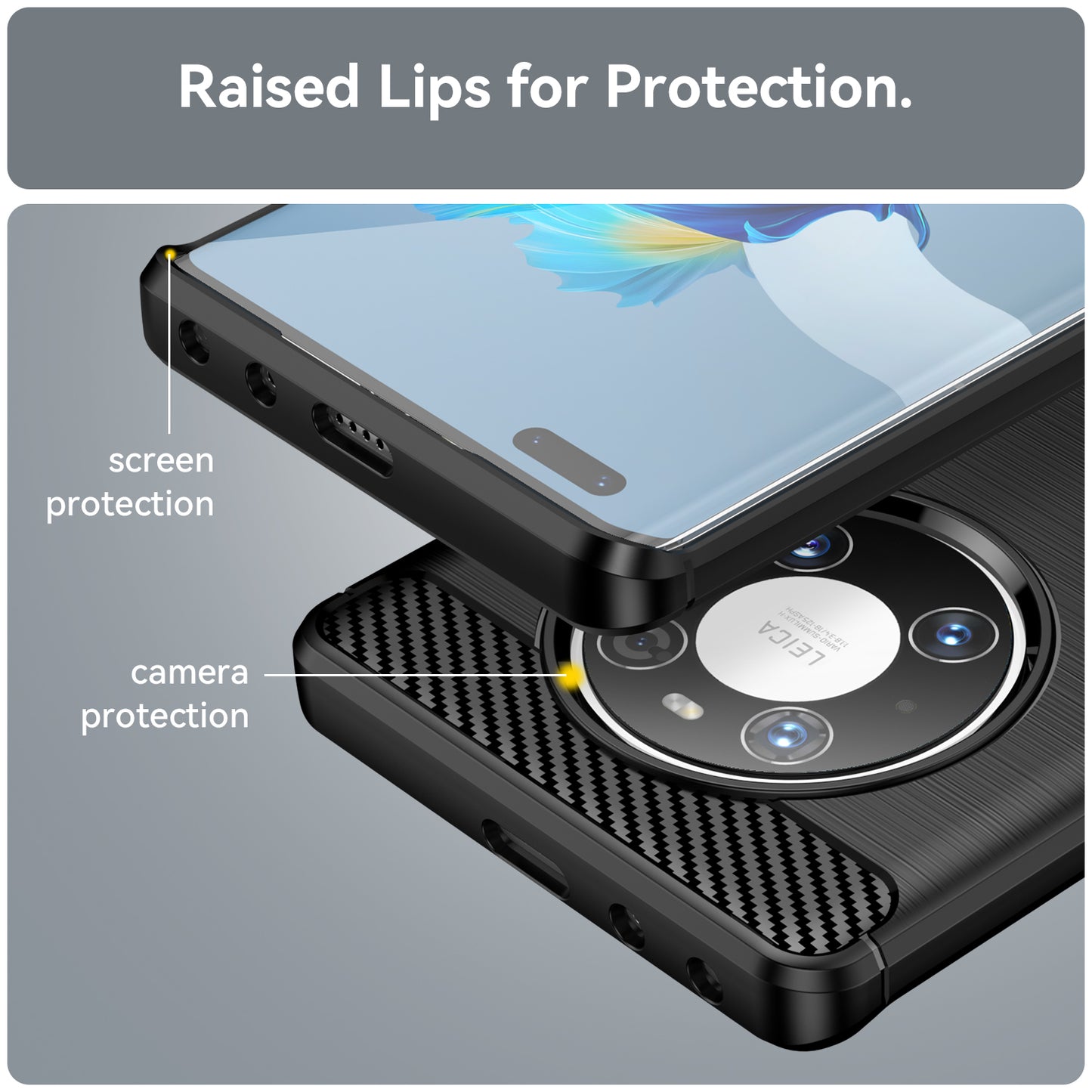 For Huawei Mate 40E Pro / Mate 40 Pro 5G / 4G Case Anti-scratch Brushed TPU Cell Phone Cover