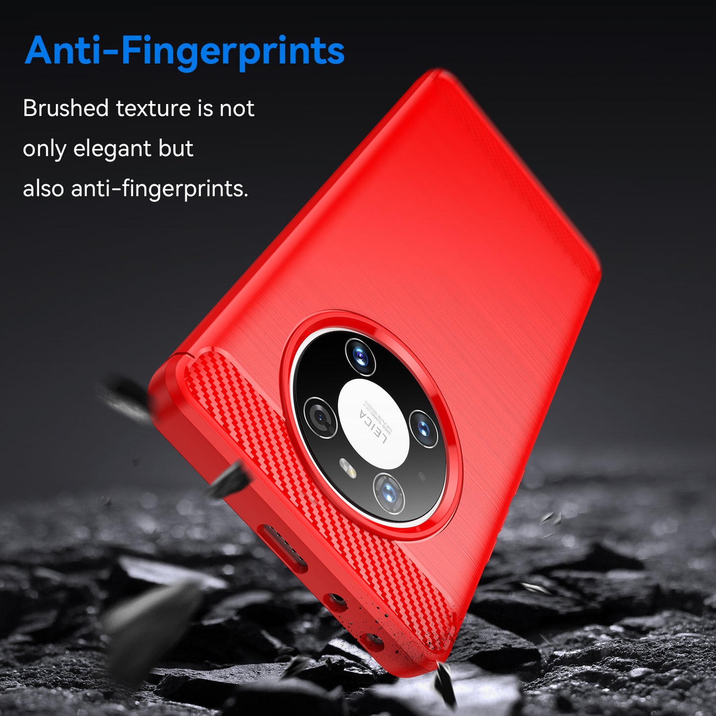 For Huawei Mate 40E Pro / Mate 40 Pro 5G / 4G Case Anti-scratch Brushed TPU Cell Phone Cover