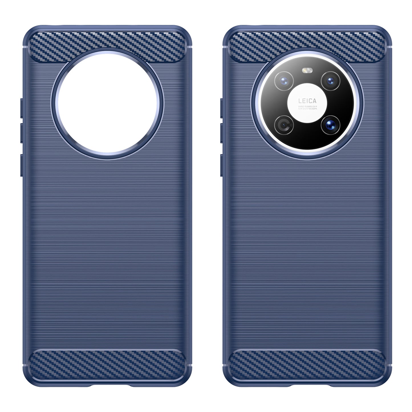 For Huawei Mate 40E / Mate 40 Case Slim-Fit Carbon Fiber Texture Phone Cover TPU Shell