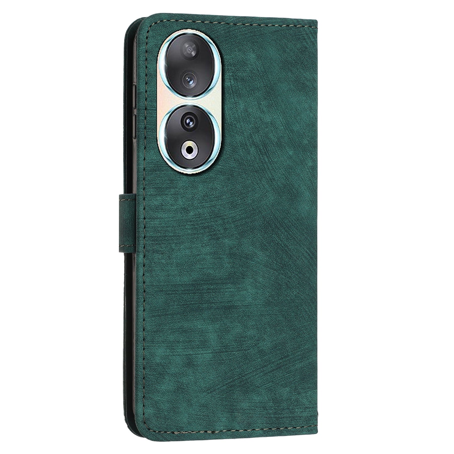 For Honor 90 Case Wallet Stand Crossbody Leather Phone Cover with Shoulder Strap