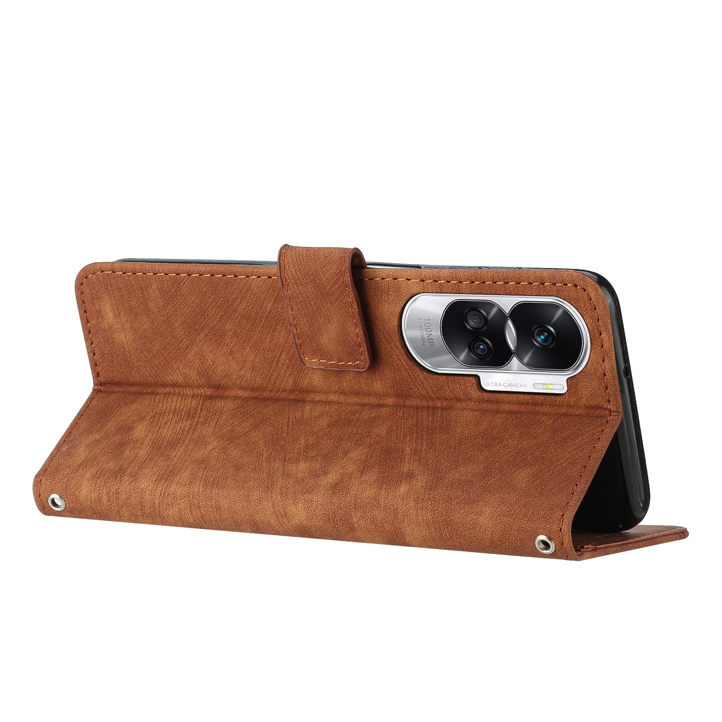For Honor 90 Lite 5G / X50i 5G Case Wallet Leather Phone Cover with Shoulder Strap