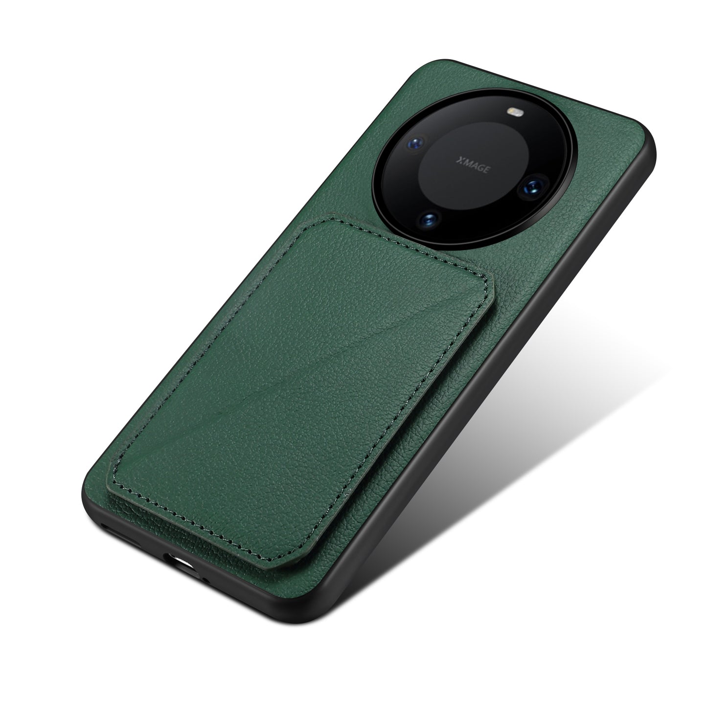For Huawei Mate 60 Pro / 60 Pro+ Case Calf Texture PU+PC+TPU Phone Shell with Card Slot