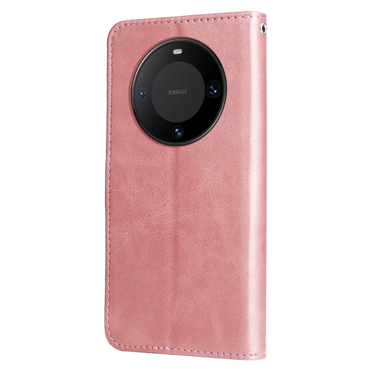 For Huawei Mate 60 Pro Case Shockproof Calf Texture Zipper Wallet Stand Smartphone Cover