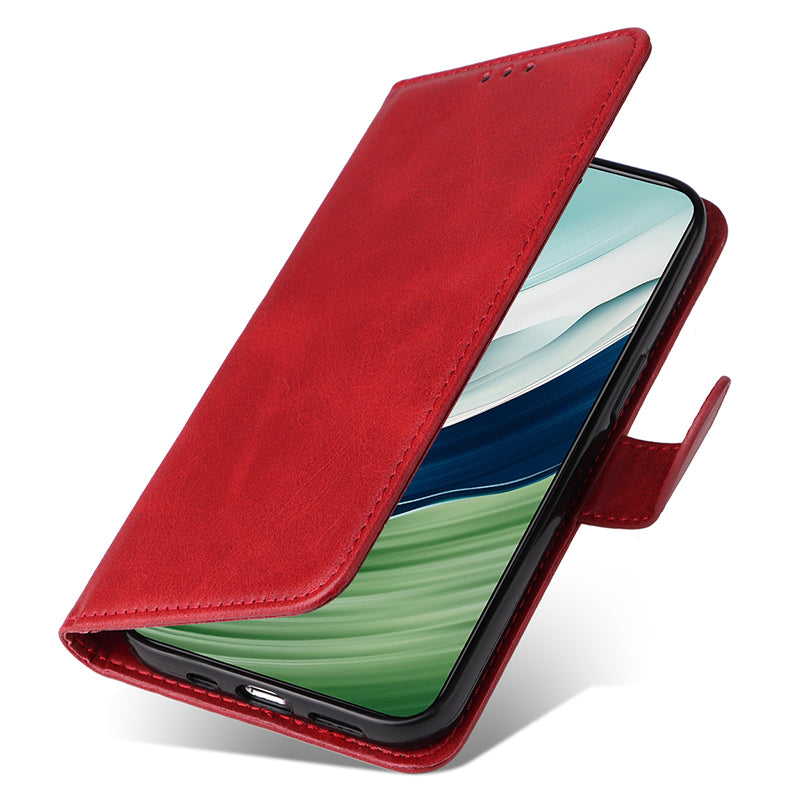 For Huawei Mate 60 Pro Case Calf Texture Wallet Stand PU Leather Protection Cell Phone Cover
