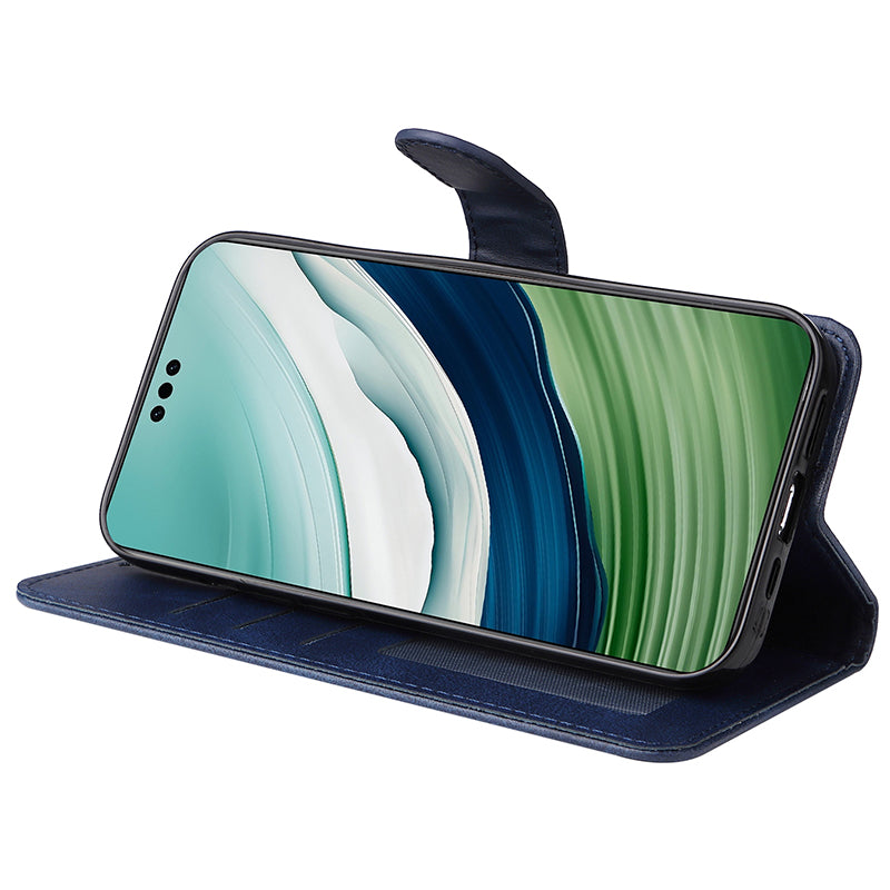 For Huawei Mate 60 Pro Case Calf Texture Wallet Stand PU Leather Protection Cell Phone Cover