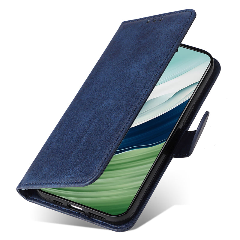 For Huawei Mate 60 Pro Case Calf Texture Wallet Stand PU Leather Protection Cell Phone Cover