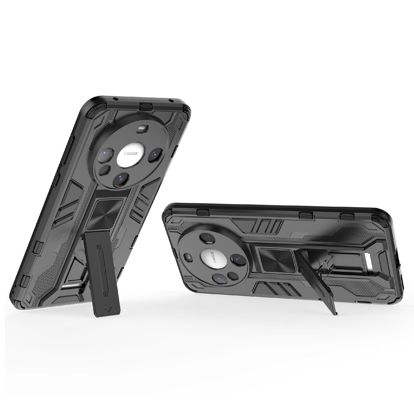 For Huawei Mate 60 Case with Kickstand Combo PC+TPU Phone Cover