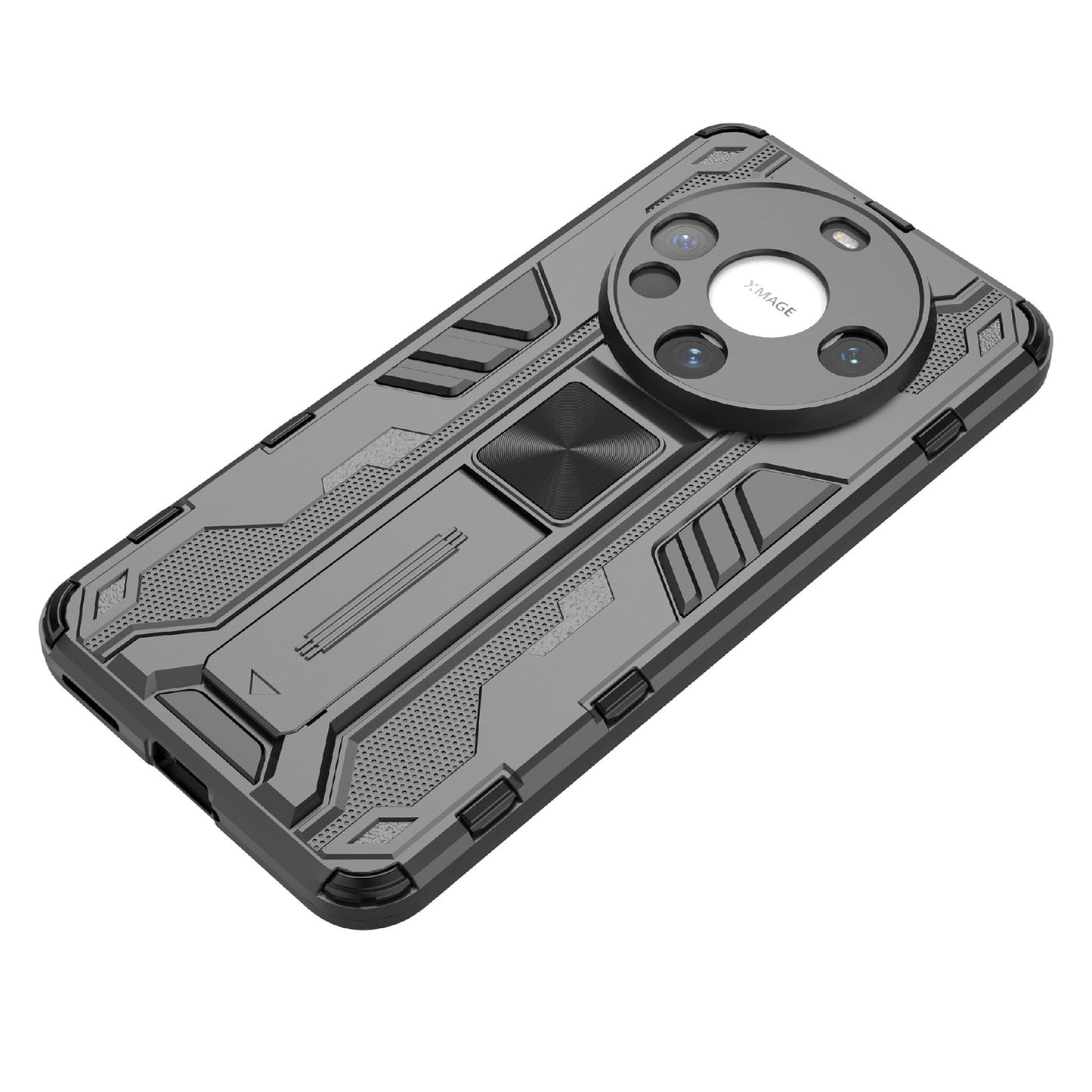 For Huawei Mate 60 Case with Kickstand Combo PC+TPU Phone Cover