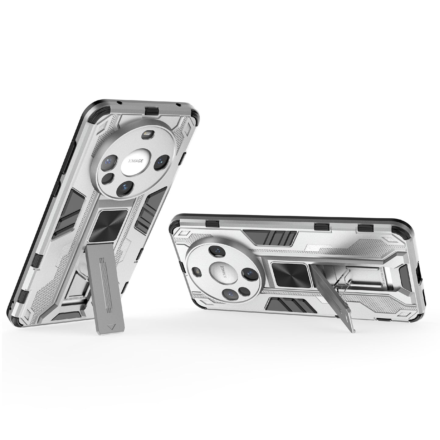 For Huawei Mate 60 Case with Kickstand Combo PC+TPU Phone Cover