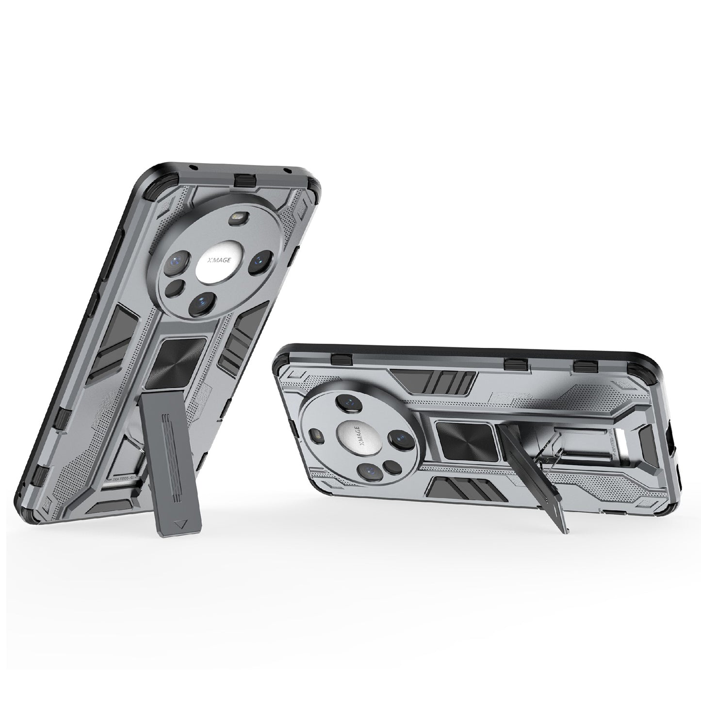 For Huawei Mate 60 Case with Kickstand Combo PC+TPU Phone Cover