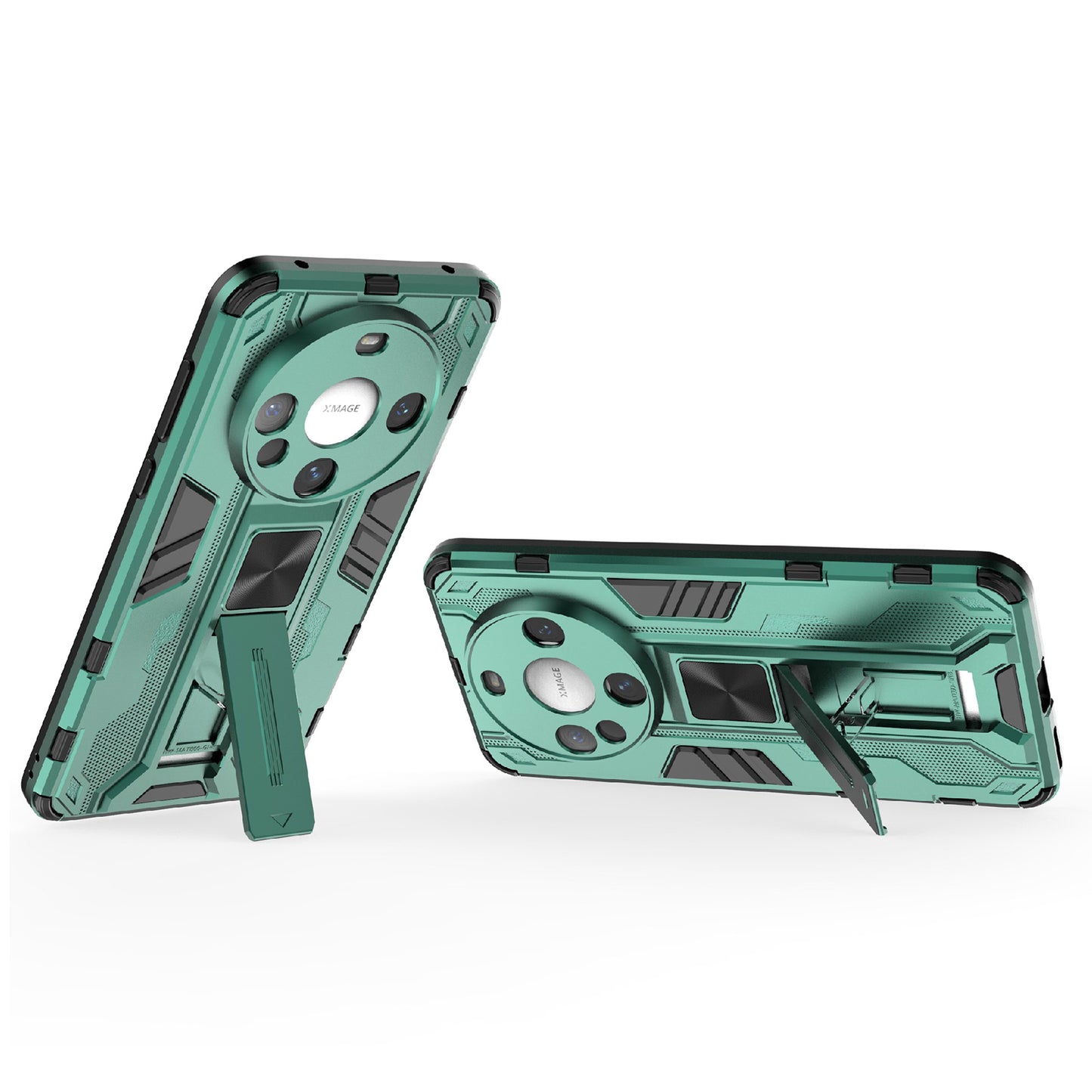 For Huawei Mate 60 Case with Kickstand Combo PC+TPU Phone Cover