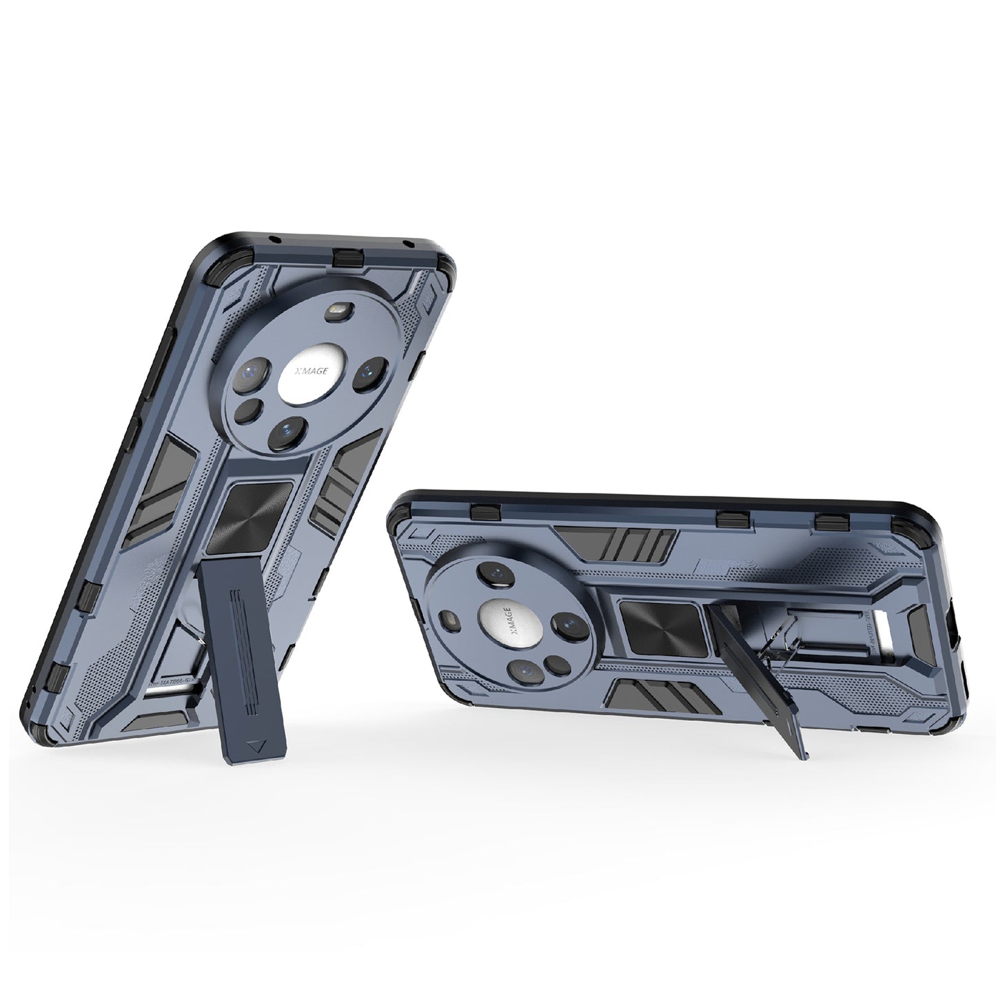 For Huawei Mate 60 Case with Kickstand Combo PC+TPU Phone Cover