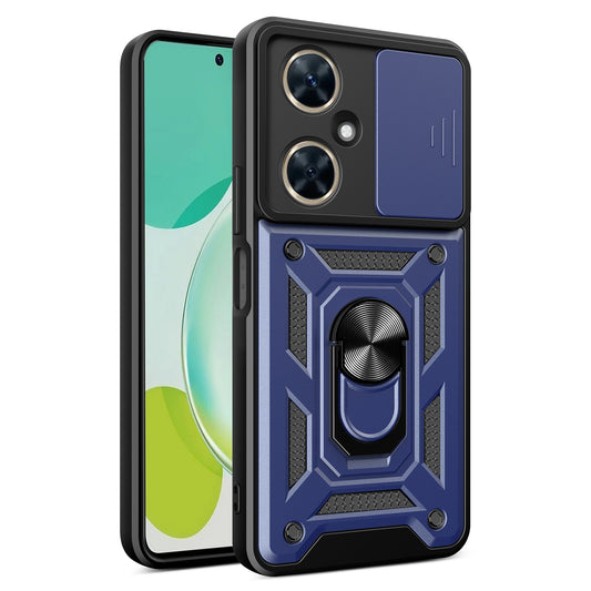 For Huawei Nova 11i Phone Case Slide Lens Protection PC+TPU Kickstand Cover