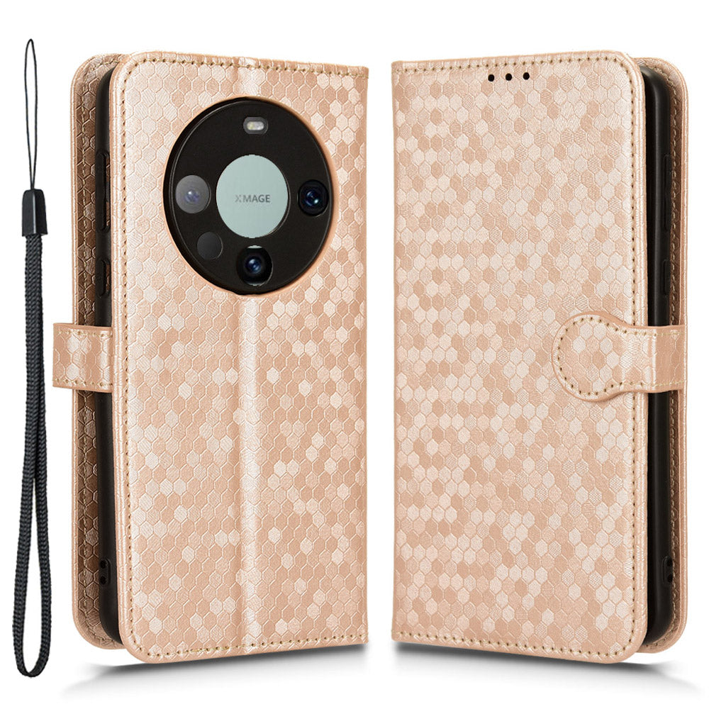For Huawei Mate 60 Cover Imprinted Wallet PU Leather Stand Phone Case