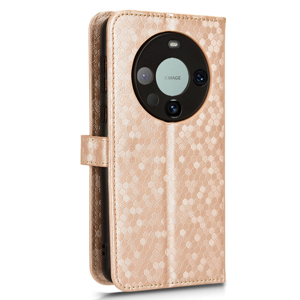 For Huawei Mate 60 Cover Imprinted Wallet PU Leather Stand Phone Case