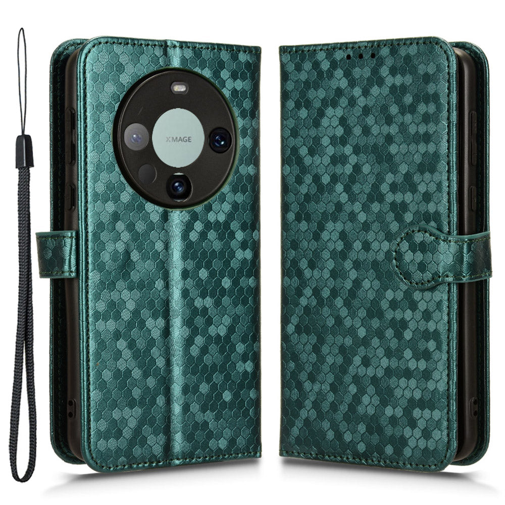 For Huawei Mate 60 Cover Imprinted Wallet PU Leather Stand Phone Case