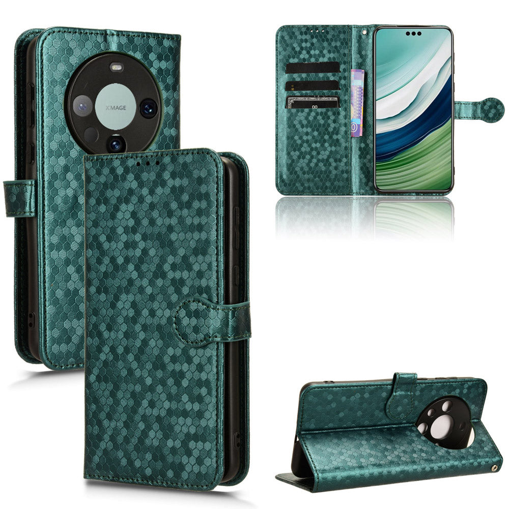 For Huawei Mate 60 Cover Imprinted Wallet PU Leather Stand Phone Case