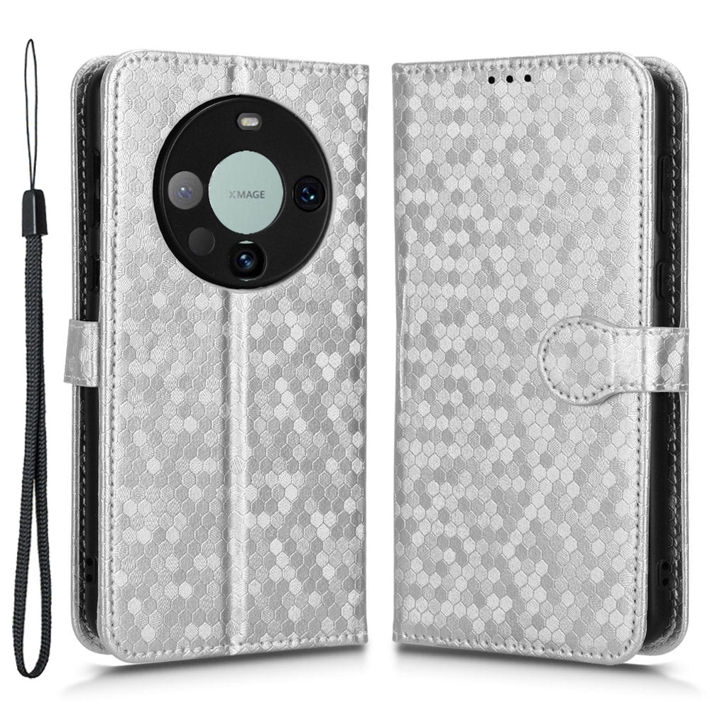 For Huawei Mate 60 Cover Imprinted Wallet PU Leather Stand Phone Case