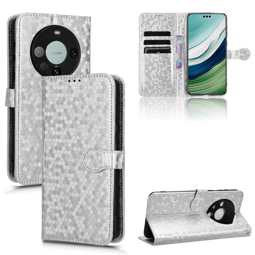For Huawei Mate 60 Cover Imprinted Wallet PU Leather Stand Phone Case