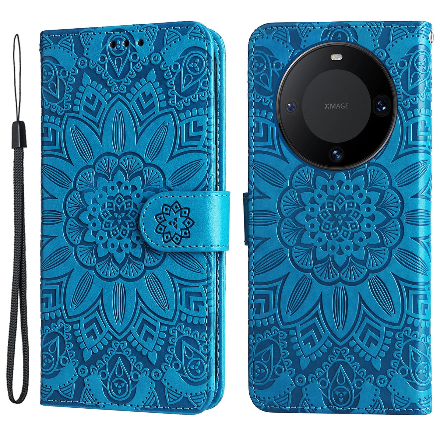 For Huawei Mate 60 Case Wallet Shockproof PU Leather Phone Cover Magnetic Shell