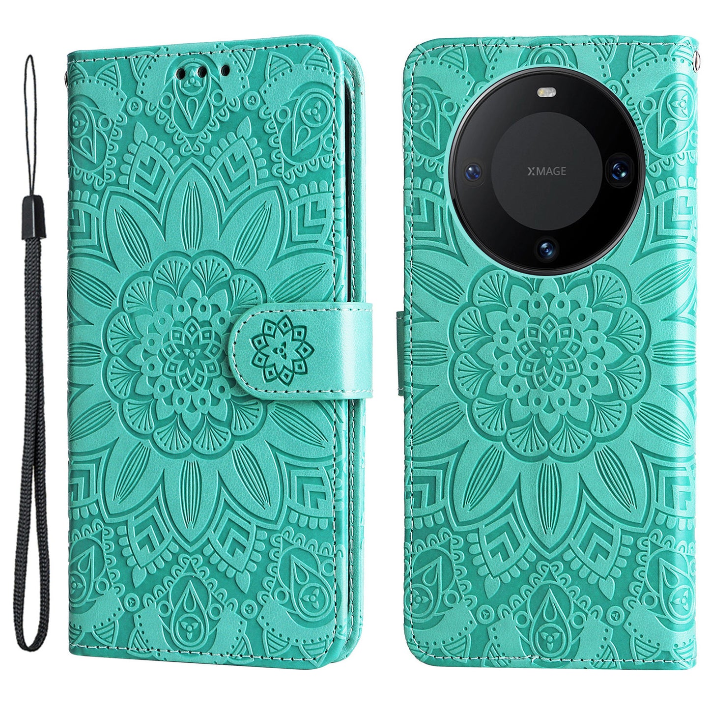 For Huawei Mate 60 Case Wallet Shockproof PU Leather Phone Cover Magnetic Shell