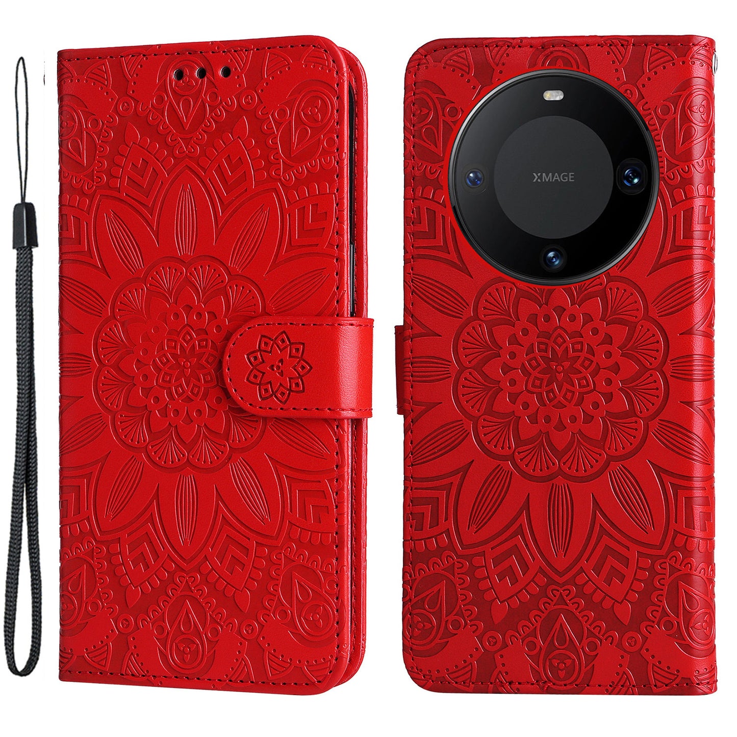 For Huawei Mate 60 Case Wallet Shockproof PU Leather Phone Cover Magnetic Shell