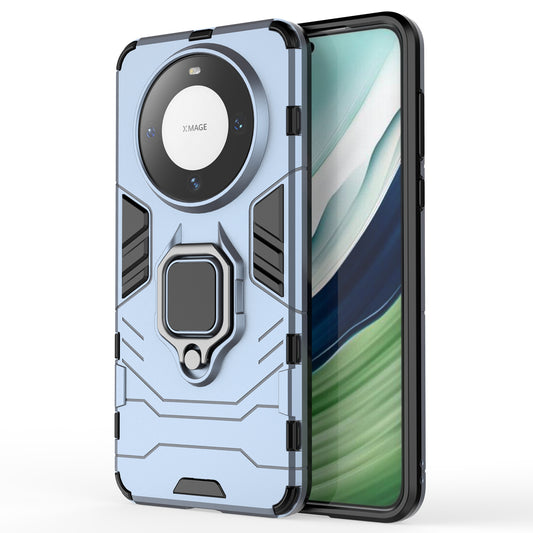 For Huawei Mate 60 Case TPU+PC Ring Holder Kickstand Phone Protective Cover