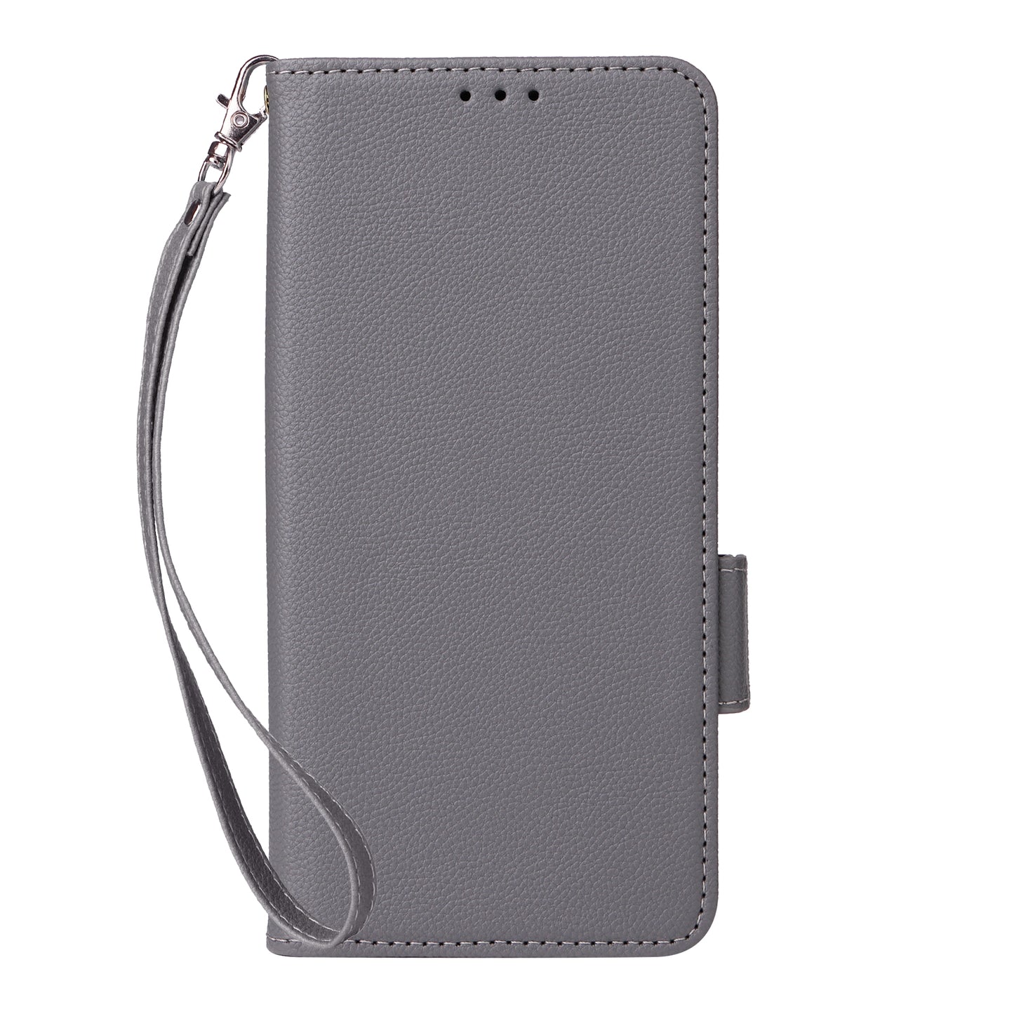 For Huawei Mate 60 Cover Litchi Texture Wallet Stand Leather Phone Case with Strap
