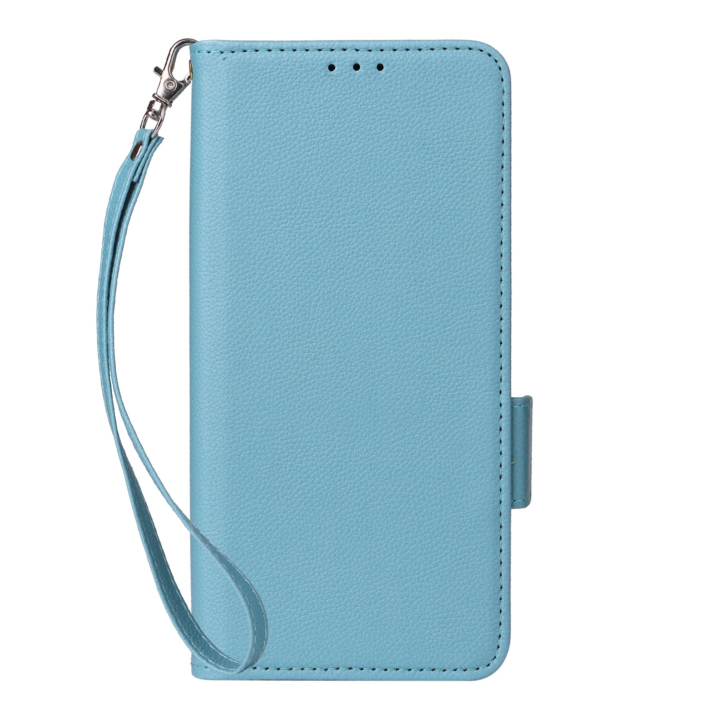 For Huawei Mate 60 Cover Litchi Texture Wallet Stand Leather Phone Case with Strap