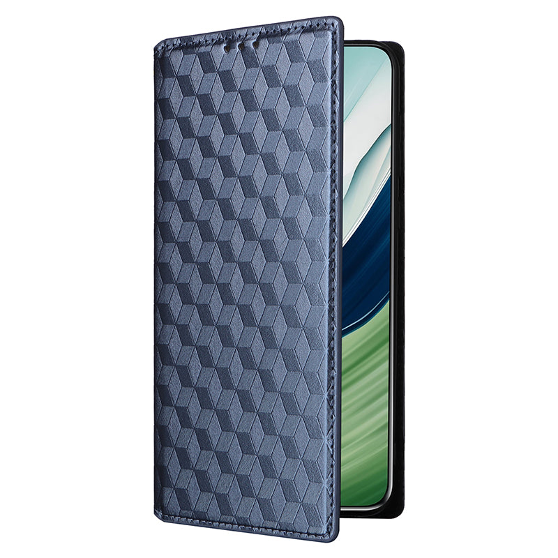 For Huawei Mate 60 Pro / Pro+ Cover Rhombus Imprinted Wallet PU Leather Phone Case