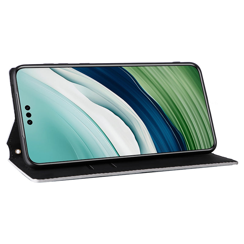 For Huawei Mate 60 Pro / Pro+ Cover Rhombus Imprinted Wallet PU Leather Phone Case