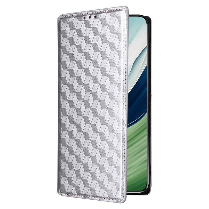 For Huawei Mate 60 Pro / Pro+ Cover Rhombus Imprinted Wallet PU Leather Phone Case