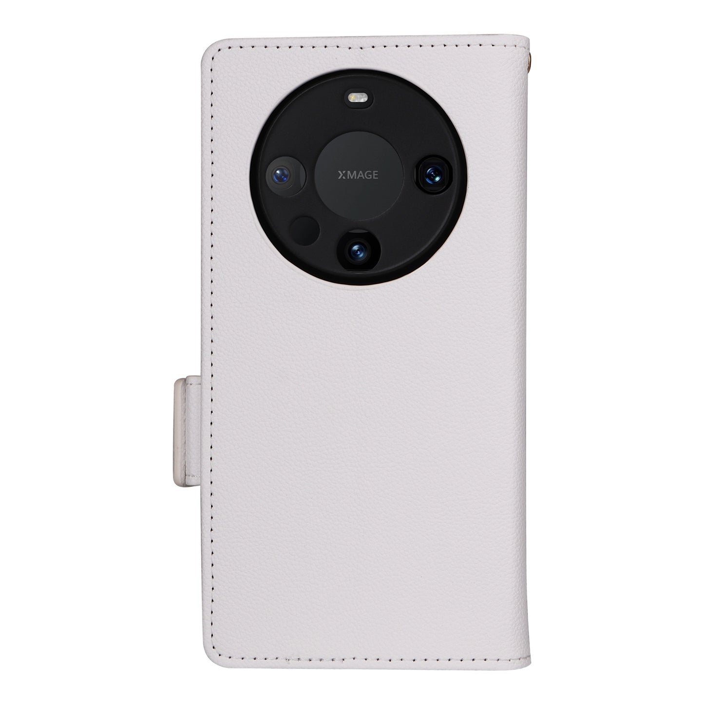 For Huawei Mate 60 Pro / Mate 60 Pro+ Case Leather Wallet Litchi Texture Phone Cover with Strap