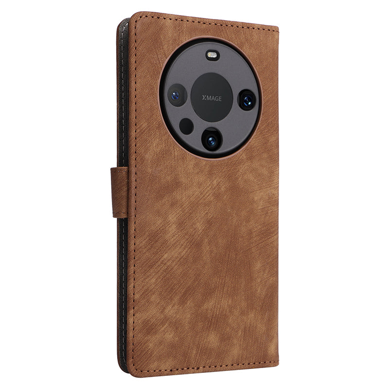 For Huawei Mate 60 Pro / Mate 60 Pro+ Case Leather RFID Blocking Wallet Phone Cover with Strap