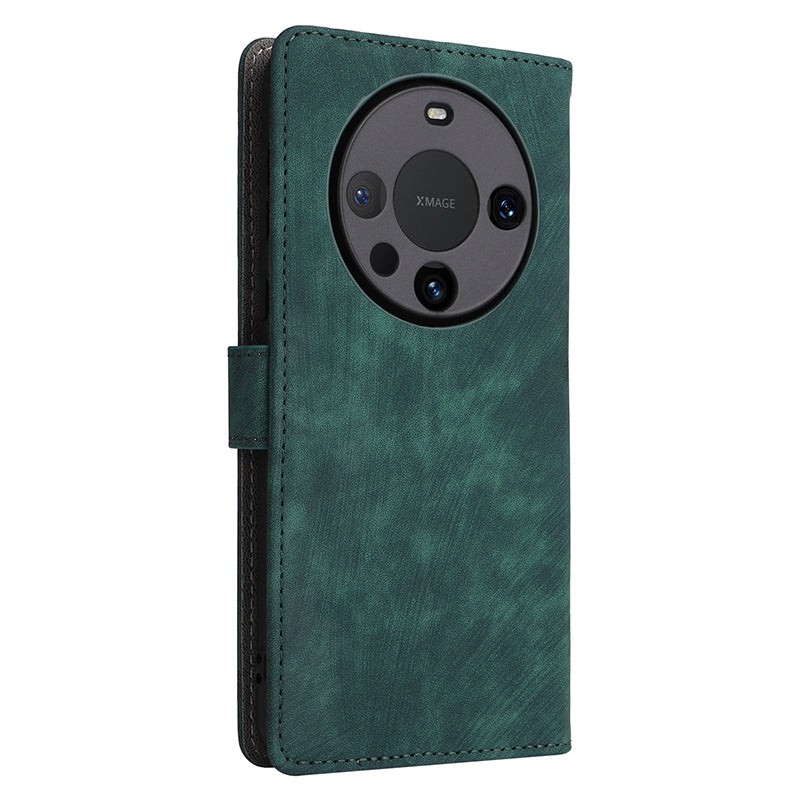 For Huawei Mate 60 Pro / Mate 60 Pro+ Case Leather RFID Blocking Wallet Phone Cover with Strap